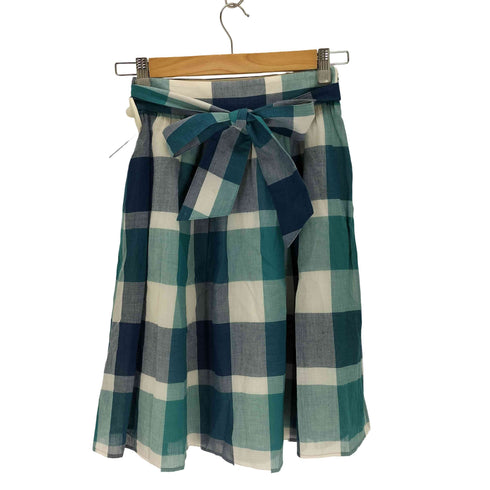 ブルーレーベルクレストブリッジ BLUE LABEL CRESTBRIDGE チェック柄ベルテッドフレアスカート レディース JPN:34