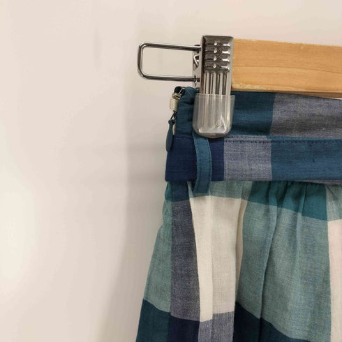 ブルーレーベルクレストブリッジ BLUE LABEL CRESTBRIDGE チェック柄ベルテッドフレアスカート レディース JPN:34
