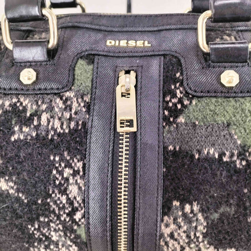 ディーゼル DIESEL 総柄ミニボストンバッグ Y2K レディース