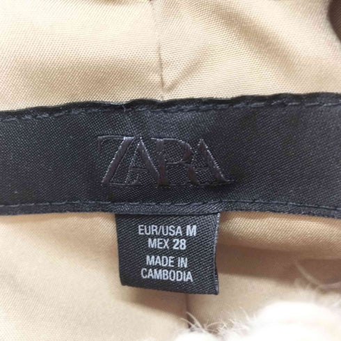 ザラ ZARA トグルボタン フェイクファージャケット レディース import:M