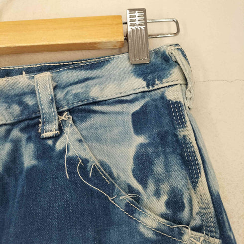 コムデギャルソン COMME des GARCONS 09AW ワンダーランド ブリーチデザイン デニムペインターパンツ AD2009 レディース JPN:S