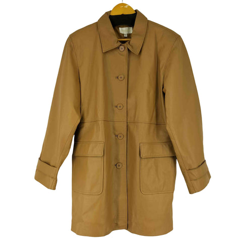 オットー otto collection pig leather レザーカーコート レディース LL
