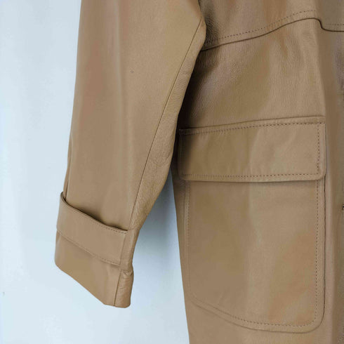 オットー otto collection pig leather レザーカーコート レディース LL