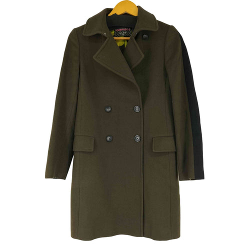 ポールスミスブラック Paul Smith BLACK COMPOSITE カシミヤ混 ピーコート WOOL&CASHMERE レディース US:38