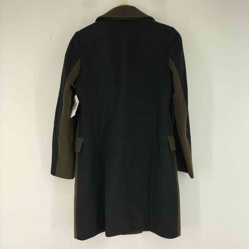 ポールスミスブラック Paul Smith BLACK COMPOSITE カシミヤ混 ピーコート WOOL&CASHMERE レディース US:38
