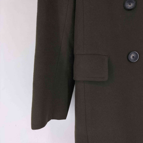 ポールスミスブラック Paul Smith BLACK COMPOSITE カシミヤ混 ピーコート WOOL&CASHMERE レディース US:38