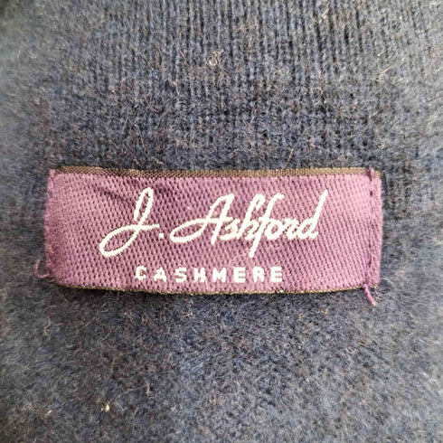 J.Ashford CASHMERE100% カシミヤ100% ポロニット メンズ import:M