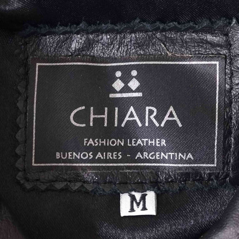 CHIARA レザージップアップジャケット レディース JPN:M