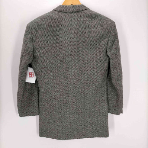 ジョルジオアルマーニ Giorgio Armani 90S 90AW イタリア製 PURE VIRGIN WOOL バージンウール 織り ヘリンボーン 2B テーラード ジャケット メンズ EUR:44