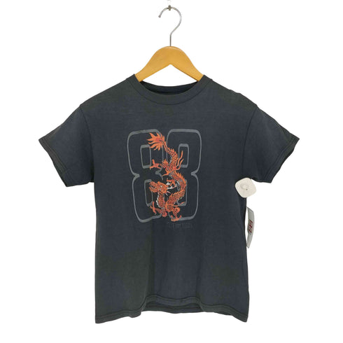 ヘインズ Hanes 90s 龍 両面プリントチビTシャツ Y2K レディース YOUTH M