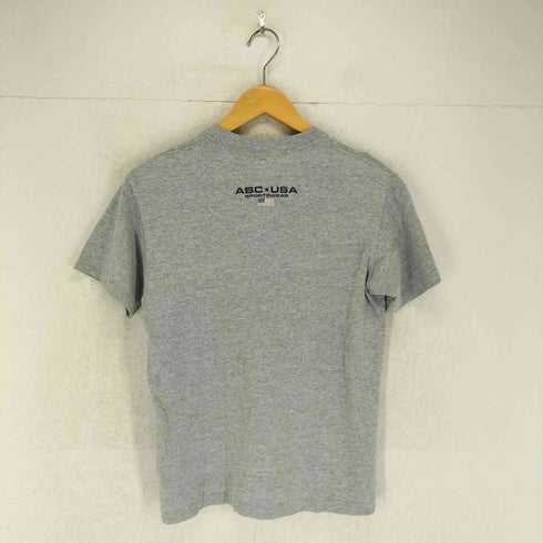 ABC USA USA製 袖裾シングル両面プリントクルーネックTシャツ Y2K レディース S