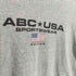 ABC USA USA製 袖裾シングル両面プリントクルーネックTシャツ Y2K レディース S