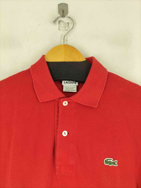 ラコステ LACOSTE ロゴ刺繍 S/S ポロシャツ メンズ JPN:3