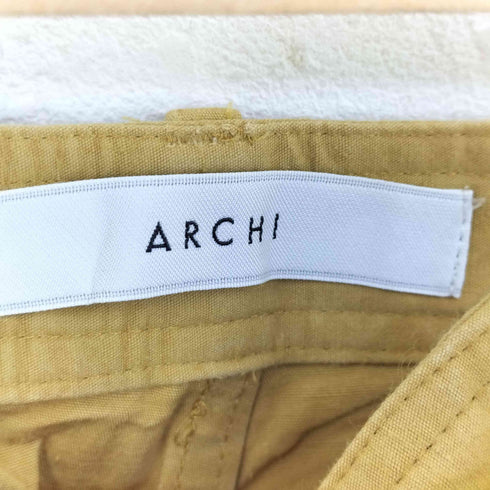 ARCHI ヘンプ混コットンパンツ レディース XS
