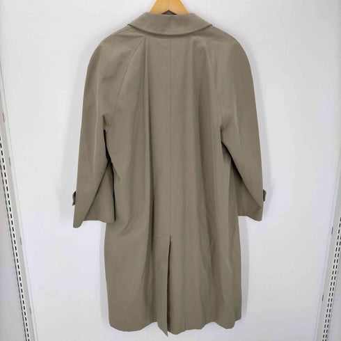 アクアスキュータム AQUASCUTUM 90S 英国製 Aqua 5 裏地チェック バルマカーン ステンカラー コート メンズ