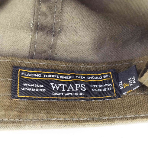 ダブルタップス WTAPS 17SS 刺しゅう入り 6パネル キャップ メンズ FREE