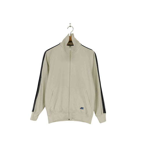 ミズノ MIZUNO 90s 裾ロゴ刺繍トラックジャケット メンズ L