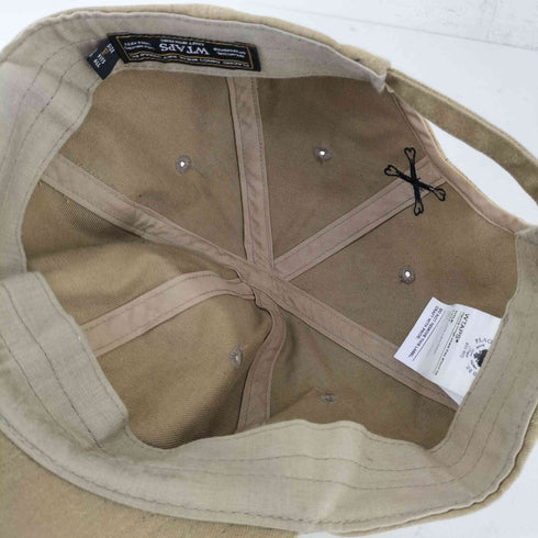 ダブルタップス WTAPS 17SS 刺しゅう入り 6パネル キャップ メンズ FREE