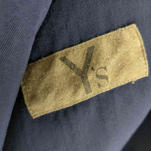 ワイズ Ys 80S 初期タグ 裏地背抜き 肩パッド ウール 1B テーラード ジャケット レディース