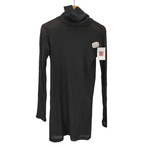 ワイズ Ys タートルネック シアー ロング ウール ニット レディース JPN:3