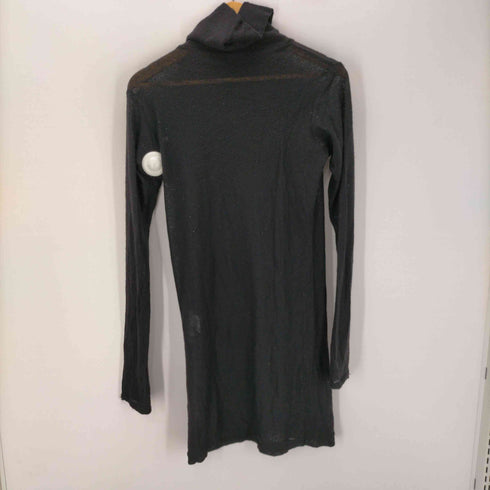 ワイズ Ys タートルネック シアー ロング ウール ニット レディース JPN:3