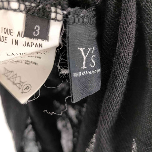 ワイズ Ys タートルネック シアー ロング ウール ニット レディース JPN:3