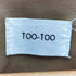 TOO-TOO フェイクレザー クロップド ジャケット レディース