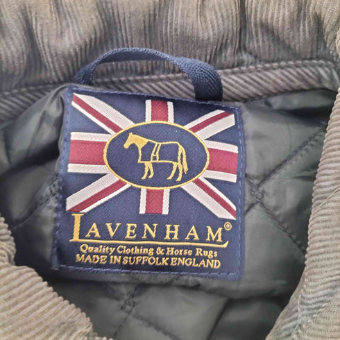 ラベンハム LAVENHAM ストライプキルティングジャケット メンズ S/36