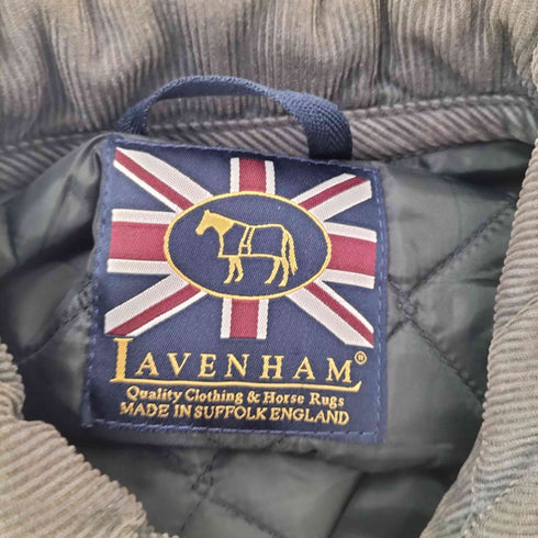 ラベンハム LAVENHAM ストライプキルティングジャケット メンズ S/36