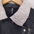 NAFNAF lamb leather ニット切替ラムレザーダブルライダースジャケット メンズ 38