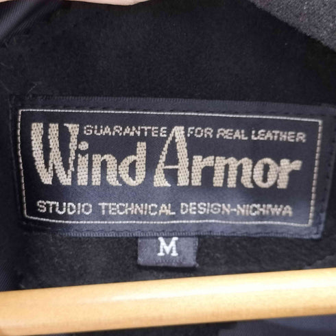ウィンドアーマー Wind Armor 山羊革 ゴートレザー イタリアンレザー 総裏 3B スウェード テーラード ジャケット メンズ JPN:M