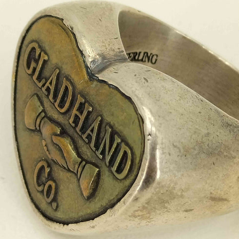 グラッドハンド GLADHAND BUTTON RING ハートモチーフリング メンズ アクセサリー メンズ