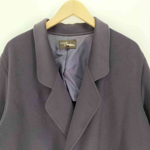 80-90S 日本製 カシミヤ ダブルチェスターコート レディース JPN:9号