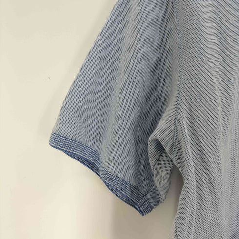 バーバリーロンドン BURBERRY LONDON ロゴ刺繍VネックS/S Tシャツ メンズ import:M