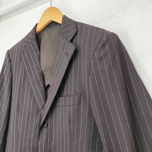 アレキサンダージュリアン ALEXANDER JULIAN ストライプ ノッチドラペル 3Bテーラード メンズ A5