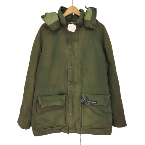 バーグハウス berghaus GORE-TEX イングランド製 比翼 フード パフジャケット thinsulate メンズ import:M