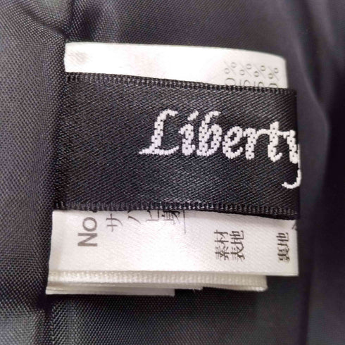 LIBERT Y HALL ノーカラーツイードジャケット ワンピースセット レディース