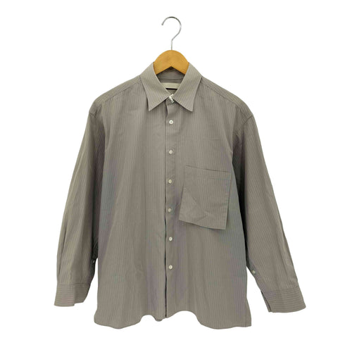 ヨーク YOKE 21SS FULL OPEN STRIPED SHIRTS フル オープン ストライプシャツ メンズ JPN:2