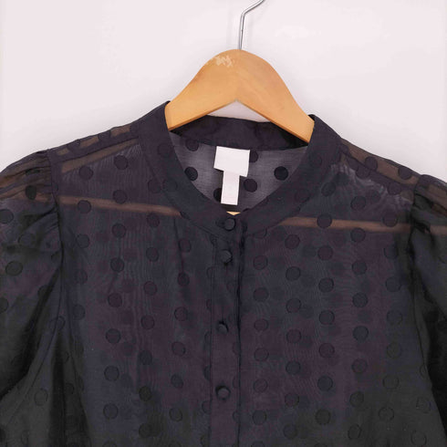 エイチアンドエム H&M ドット柄 チュール ワンピース レディース import:S