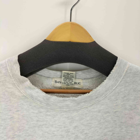 バナナリパブリック BANANA REPUBLIC 90s ロゴプリントクルーネックスウェット メンズ import:L