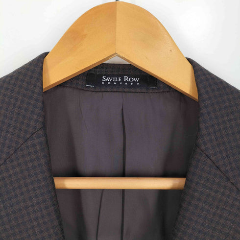サヴィルロウ SAVILE ROW GUY DORMEIUL ウール100% ギンガムチェック テーラードジャケット メンズ 94-84-165