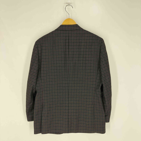 サヴィルロウ SAVILE ROW ETHOMAS WOOL AND CASHMERE チェック テーラードジャケット メンズ 94-84-165
