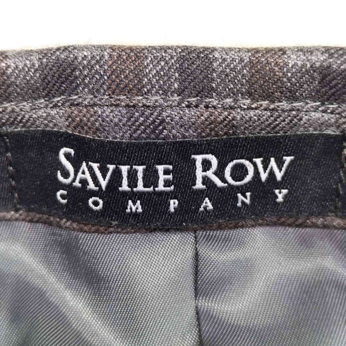 サヴィルロウ SAVILE ROW ETHOMAS WOOL AND CASHMERE チェック テーラードジャケット メンズ 94-84-165