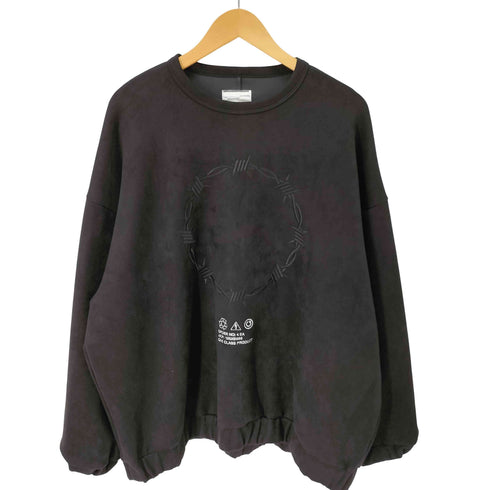 シャリーフ SHAREEF BARBED WIRE MICRO SUEDE SWEAT メンズ JPN:2