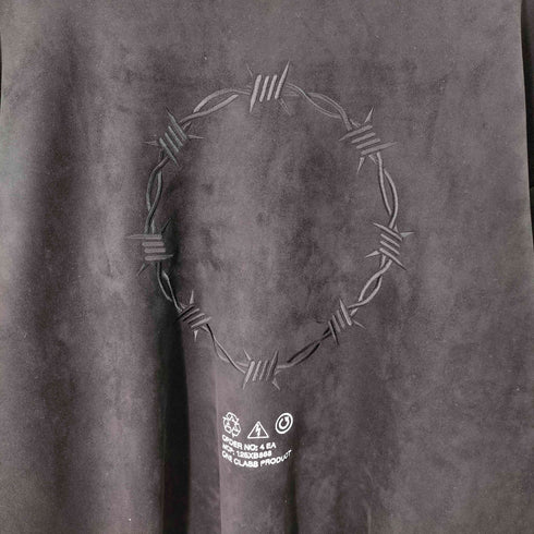 シャリーフ SHAREEF BARBED WIRE MICRO SUEDE SWEAT メンズ JPN:2