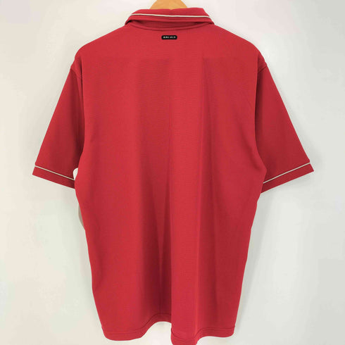 ナイキゴルフ NIKE GOLF DRI-FIT スウッシュ刺繍 メッシュ ハーフジップ ポロシャツ メンズ import:XL