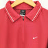 ナイキゴルフ NIKE GOLF DRI-FIT スウッシュ刺繍 メッシュ ハーフジップ ポロシャツ メンズ import:XL
