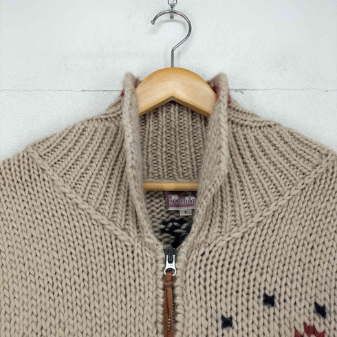 MACHOPE カウチンニット メンズ L