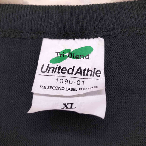ユナイテッドアスレ UNITED ATHLE バックプリントクルーネックTシャツ メンズ XL