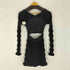 FETICO STRIPE KNIT CARDIGAN レディース FREE